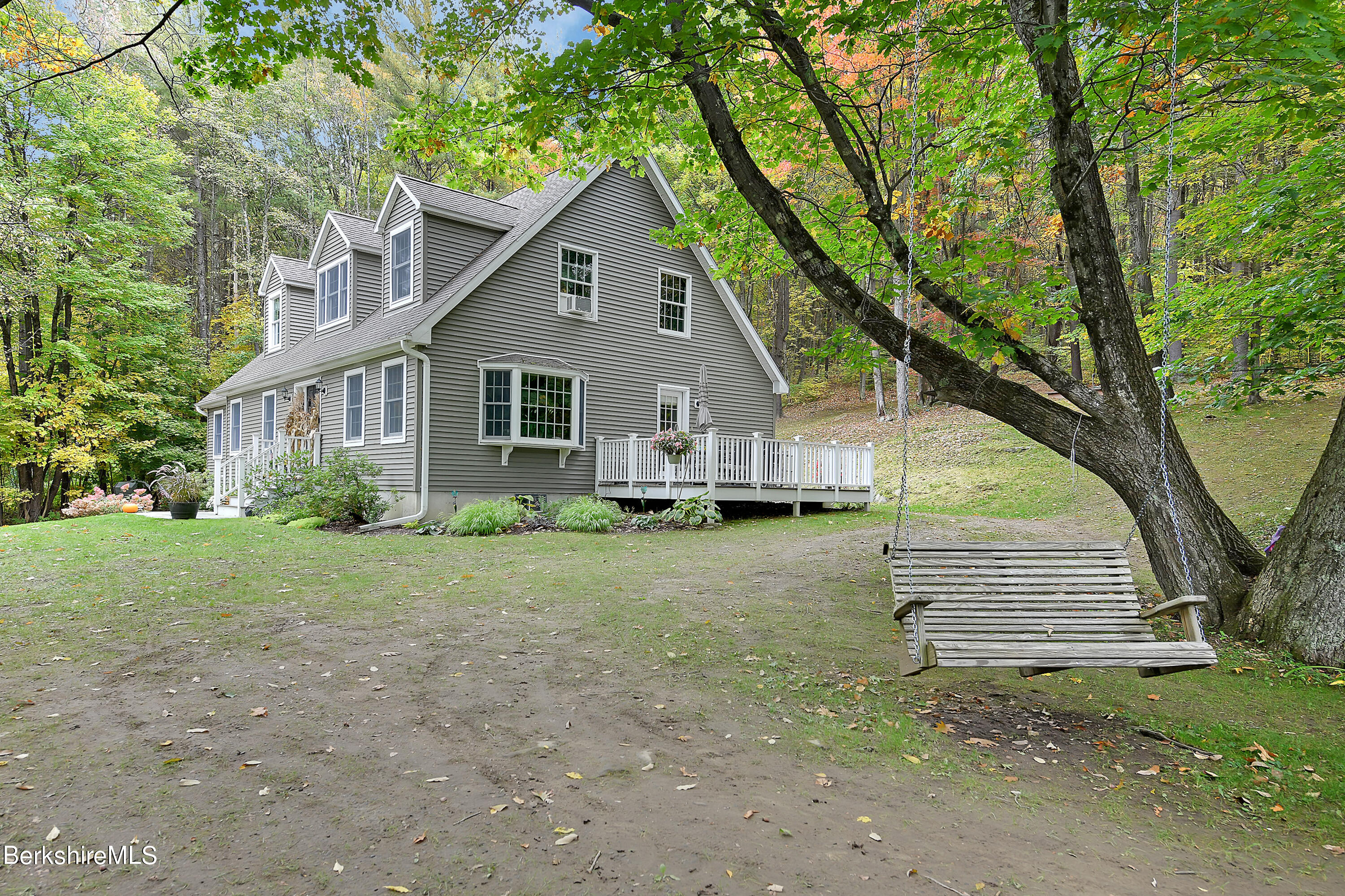 3 Ridge Street Tyringham, MA 01238 - Photo 35 of 38 a view of a house with a yard