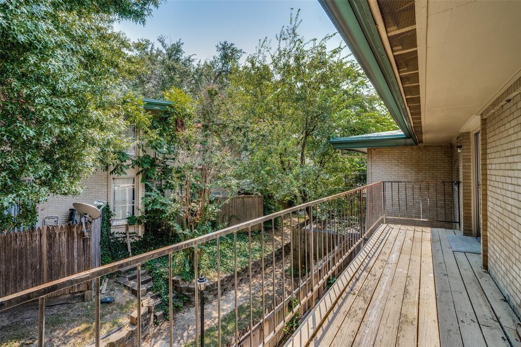982 South Weatherred Drive, Unit B Richardson, TX 75080 - Photo 12 of 13 View of deck