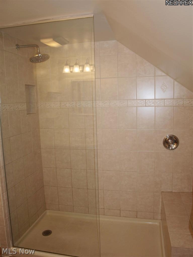1577 Wood Road Cleveland, OH 44121 - Photo 18 of 25 2nd floor master bath tile shower