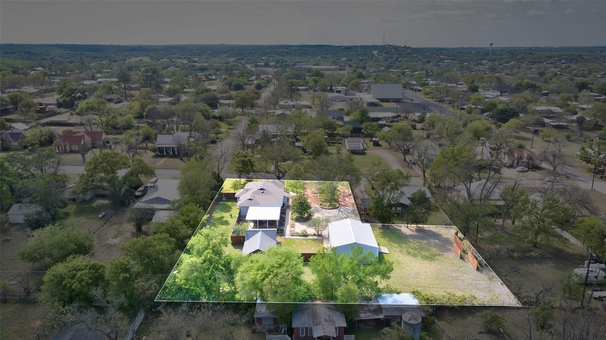 761 Post Hill Street Mason, TX 76856 - Photo 20 of 25 an aerial view of a house with yard