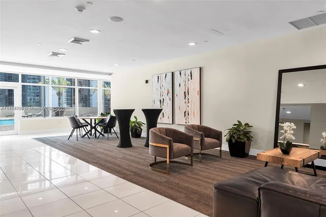 a view of hallway with washer and dryer