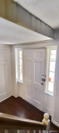 a view of wooden floor