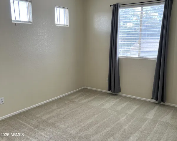 a view of a small space with window