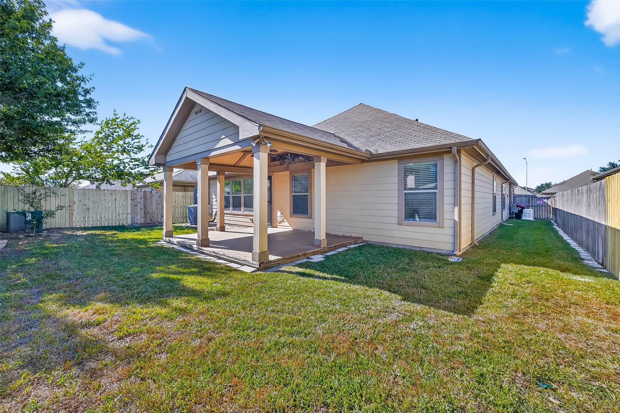 6722 Path Way Court Katy, TX 77449 - Photo 28 of 33 Green space for gardening, playing & soaking up the sun!