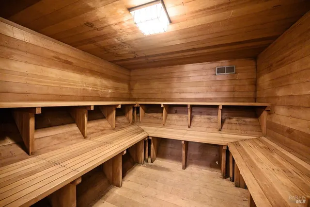 a view of outdoor space with seating