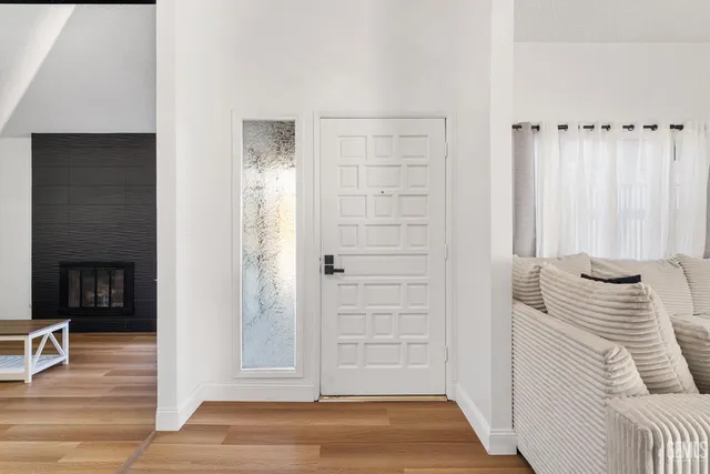 wooden floor in a gallery