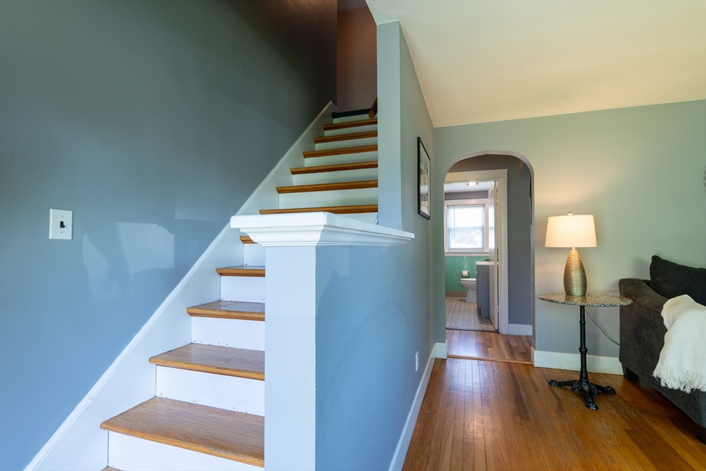 110 James M Beardsworth Road Tiverton, RI 02878 - Photo 2 of 26 a view of entryway and hall with wooden floor