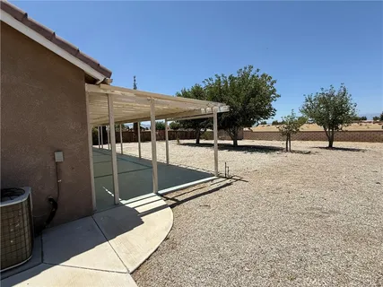 a view of a terrace with chairs