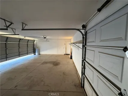 a view of a garage