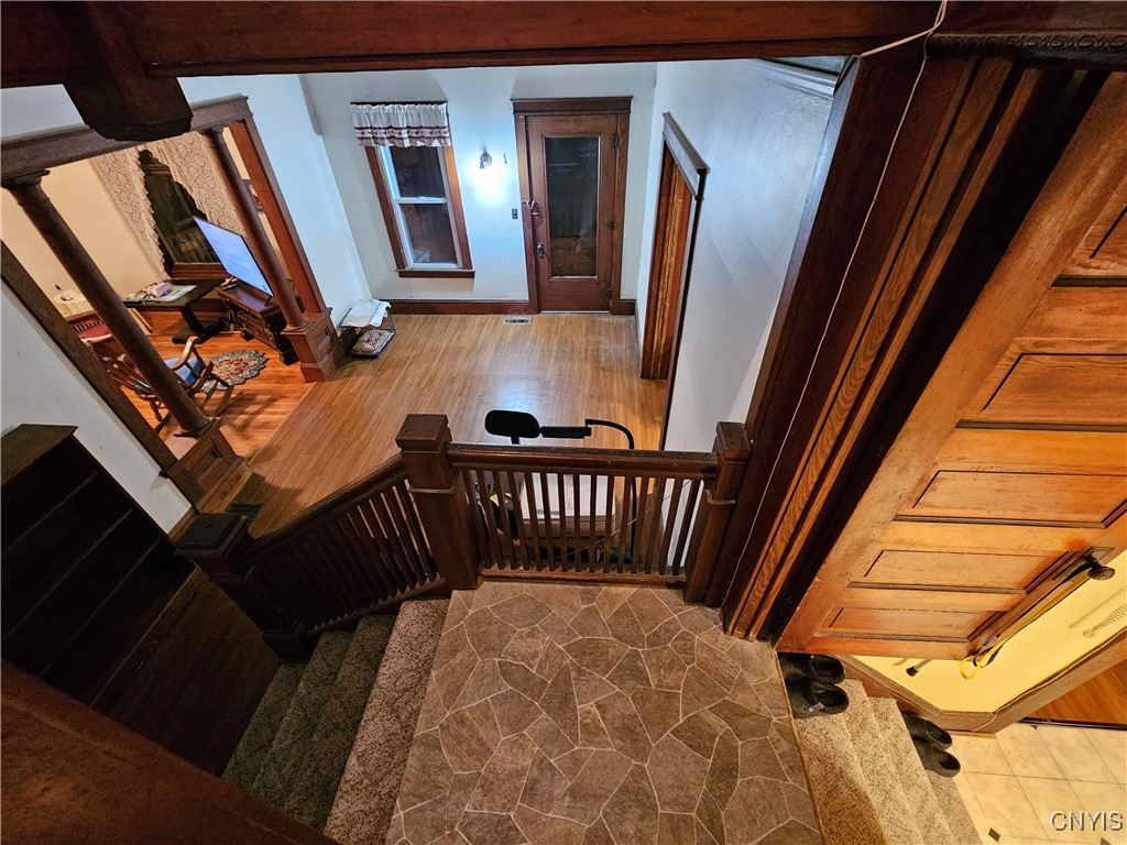 8543 Jericho Road Brutus, NY 13166 - Photo 33 of 39 2 story foyer leads to kitchen or living / dining