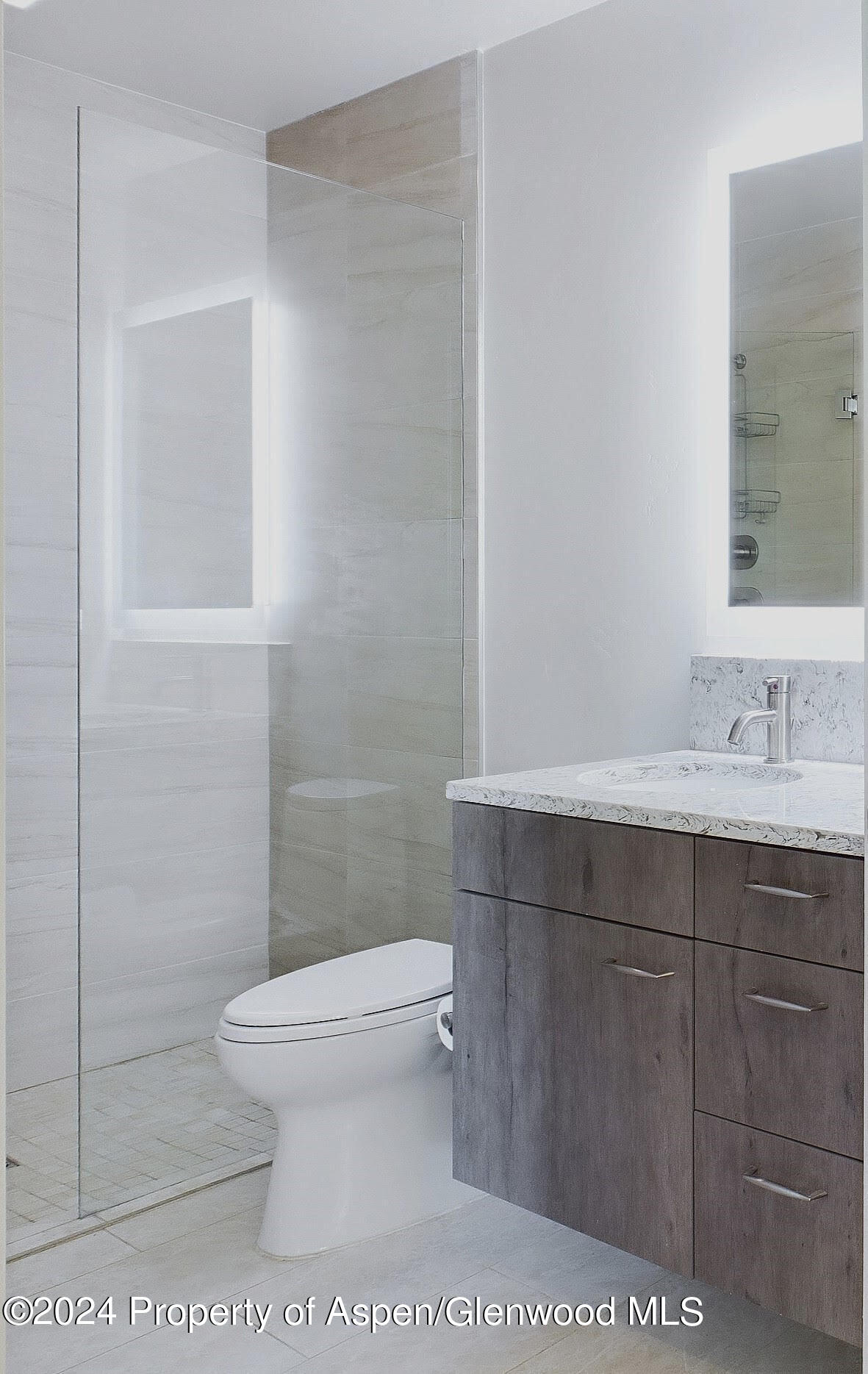 100 Evans Road, Unit 105 Basalt, CO 81621 - Photo 15 of 20 a bathroom with a sink a toilet and shower