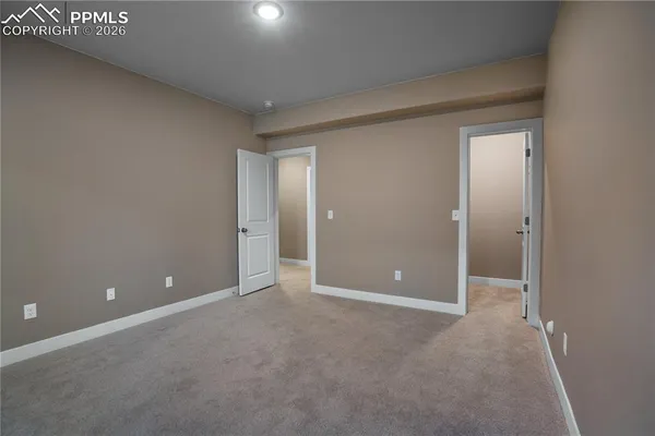 a view of an empty room