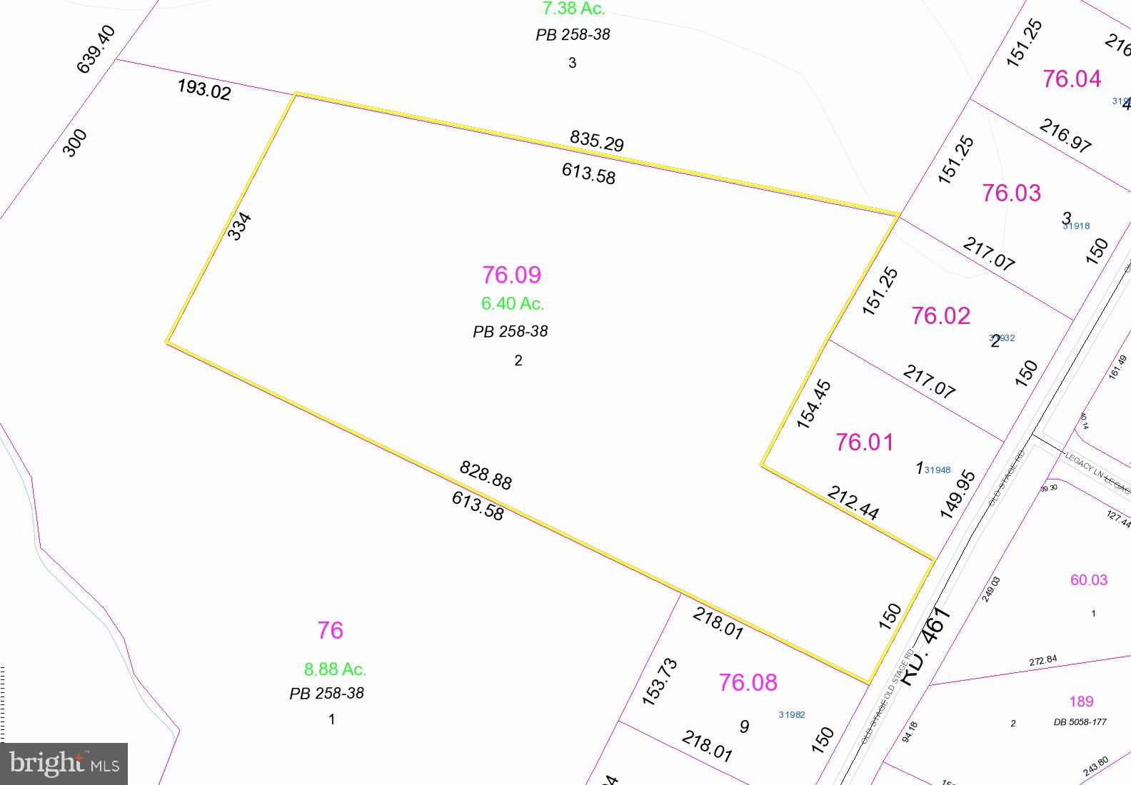 0 Old Stage Road, Unit LOT 2 Laurel, DE 19956 - Photo 2 of 2 *Outline provided by Sussex County website