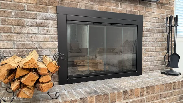 a kitchen with a stove and a cabinet