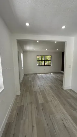 a view of a black gate