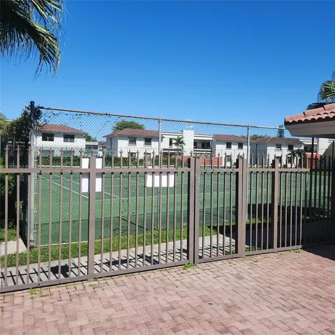 a outdoor view with a sitting space