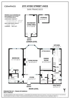 $1,635,000 | 2111 Hyde Street, Unit 403, San Francisco, CA 94109