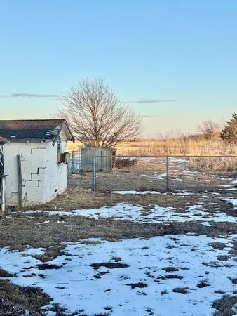 a house view with a lake view