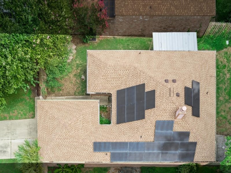 6631 Ambler Drive Spring, TX 77379 - Photo 2 of 37 an aerial view of a house with a yard
