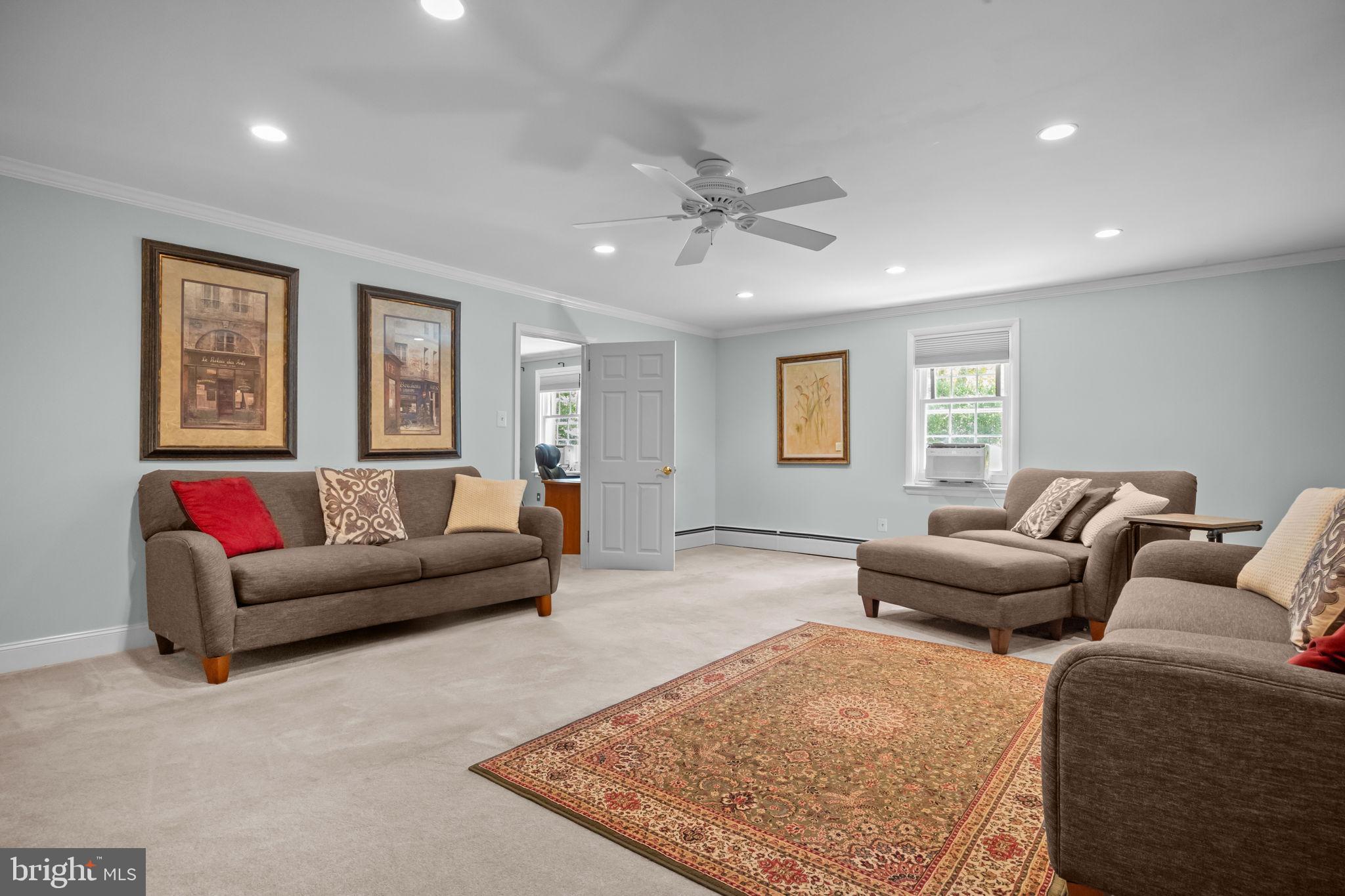 1708 Madeira Avenue Jenkintown, PA 19046 - Photo 13 of 63 a living room with furniture ceiling windows and a rug