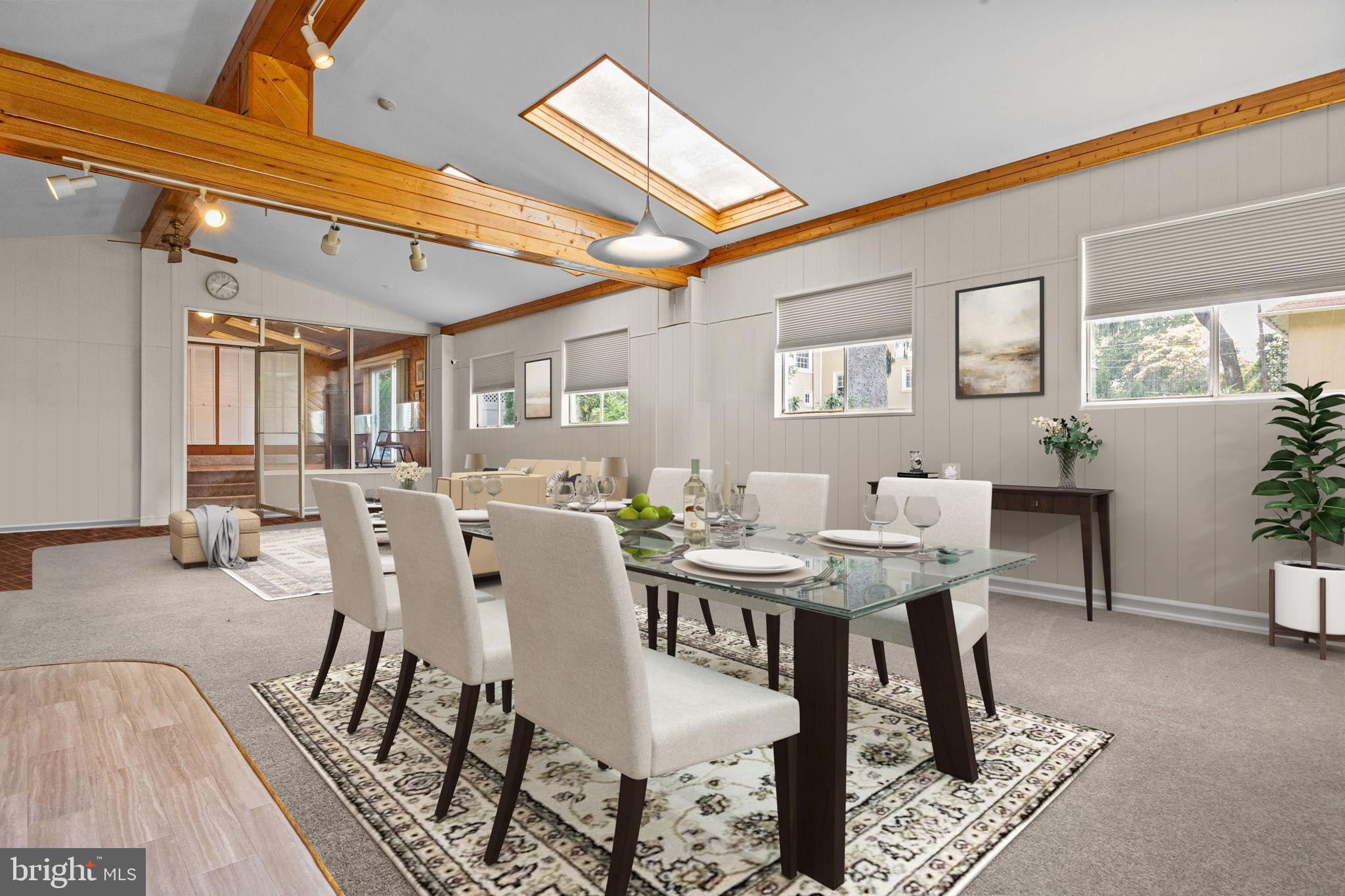 1708 Madeira Avenue Jenkintown, PA 19046 - Photo 26 of 63 a view of a dining room with furniture and wooden floor