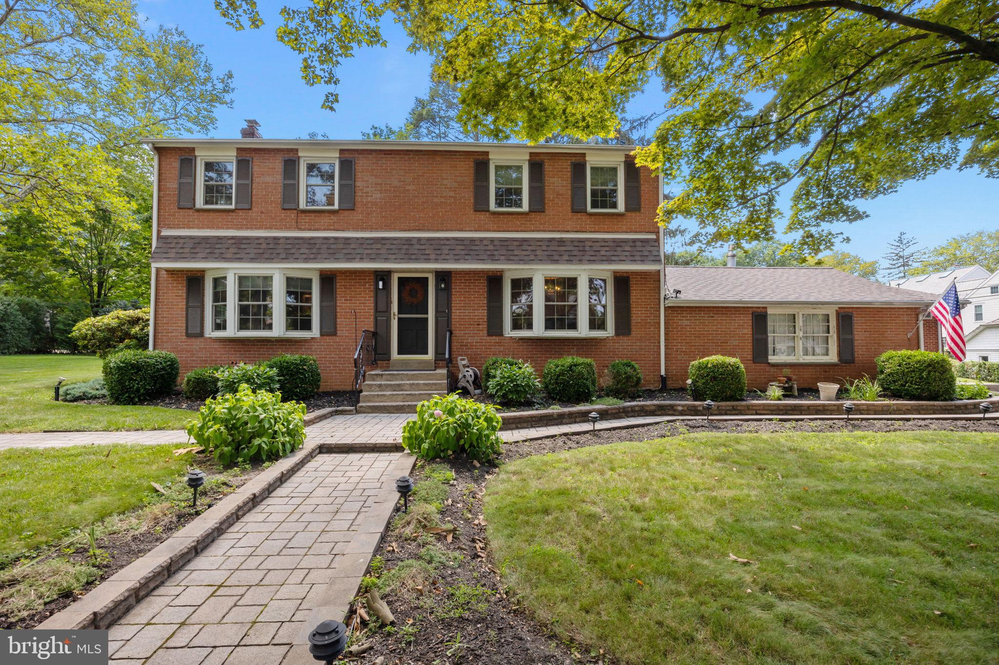 1708 Madeira Avenue Jenkintown, PA 19046 - Photo 3 of 63 Charming brick home with lush landscaping.