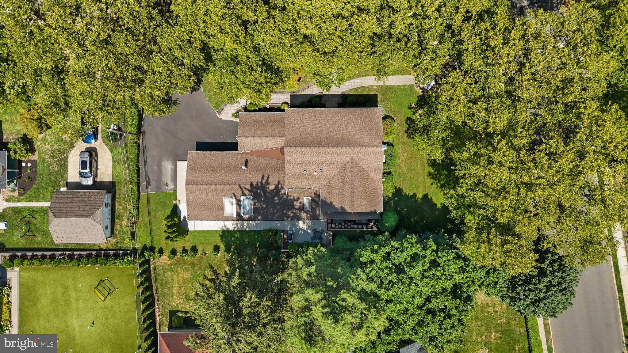 1708 Madeira Avenue Jenkintown, PA 19046 - Photo 63 of 63 an aerial view of a house with a yard