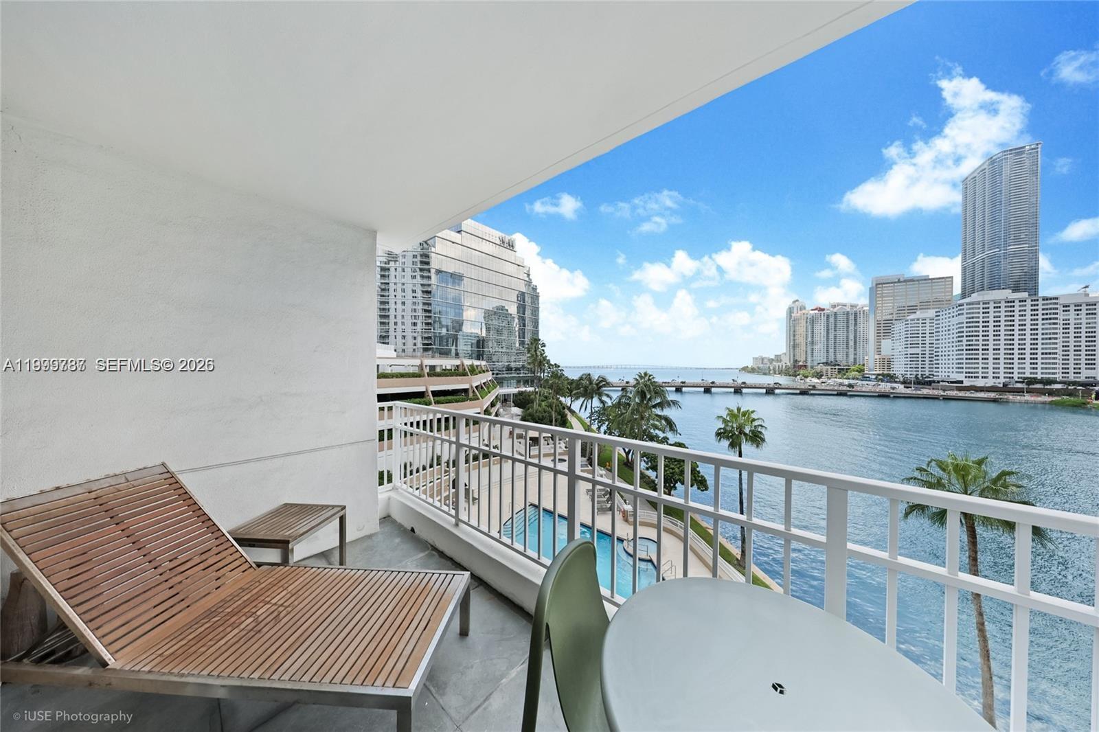 701 Brickell Key Boulevard, Unit 503 Miami, FL 33131 - Photo 16 of 25 a view of a balcony with city view