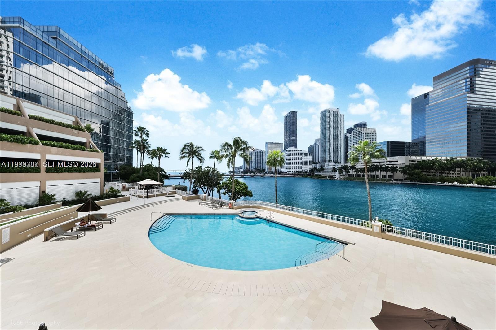 701 Brickell Key Boulevard, Unit 503 Miami, FL 33131 - Photo 17 of 25 a view of a swimming pool and outdoor space