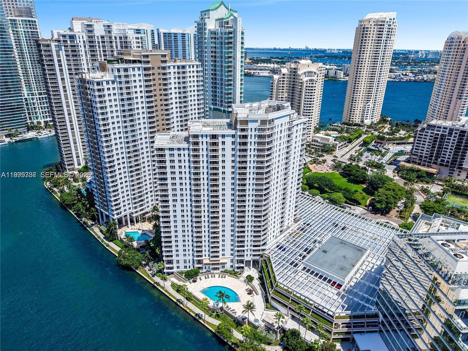 701 Brickell Key Boulevard, Unit 503 Miami, FL 33131 - Photo 24 of 25 a view of a balcony with city view