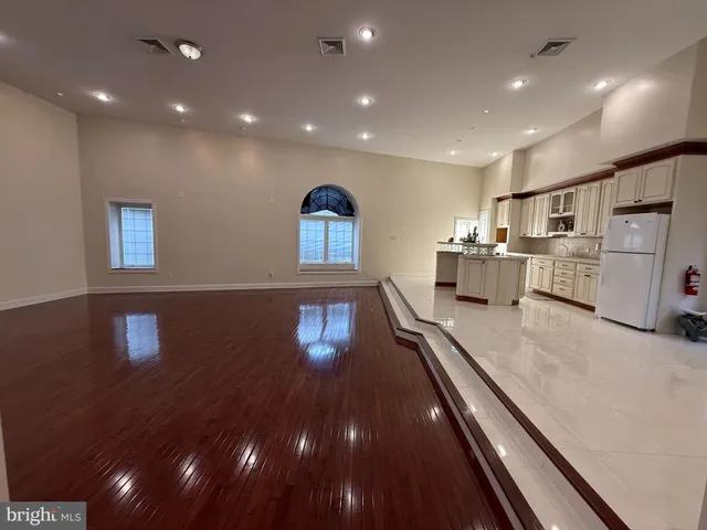 a open kitchen with lots of counter space