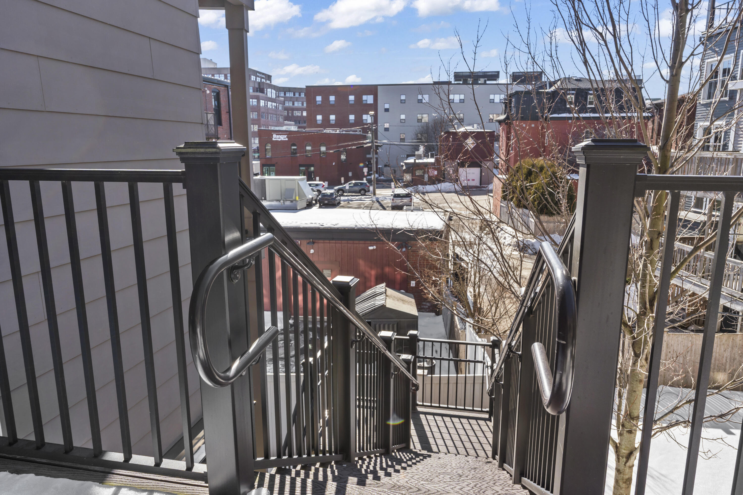 62 India Street, Unit 203 Portland, ME 04101 - Photo 39 of 67 Stairway from Common Terrace to Garage