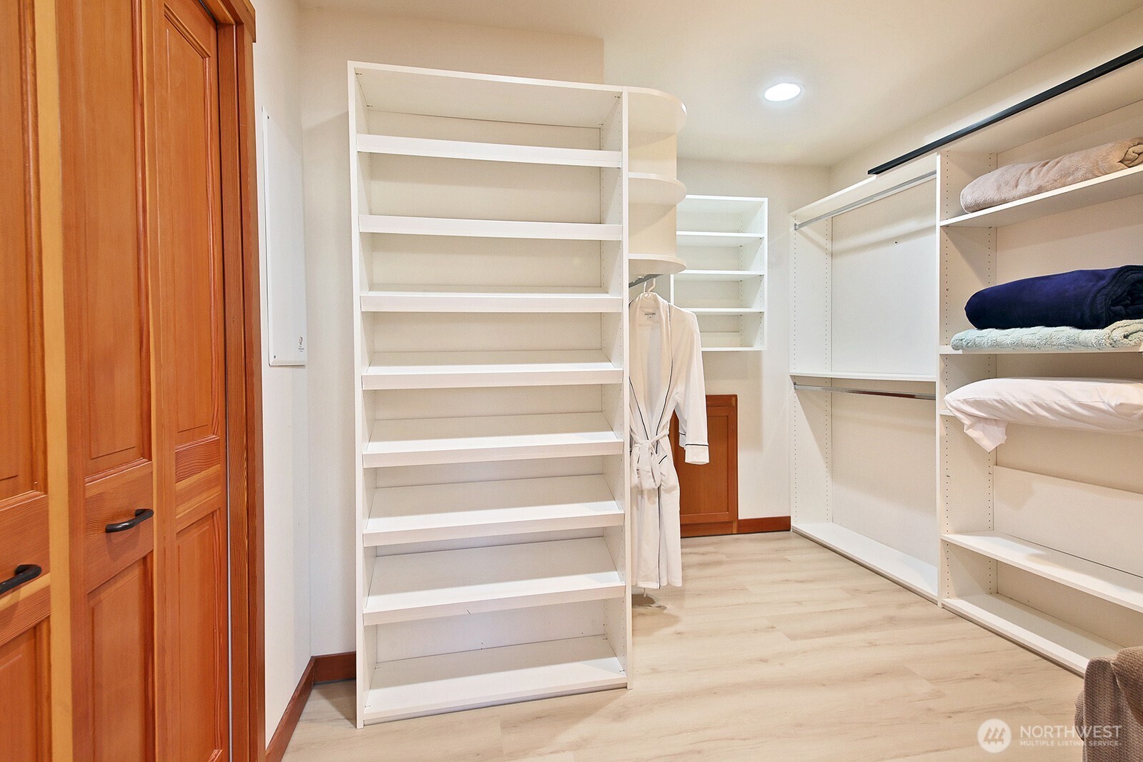 4913 Marshall Road Clinton, WA 98236 - Photo 27 of 40 a view of walk in closet with empty racks
