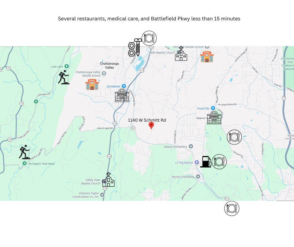 1140 West Schmitt Road Rossville, GA 30741 - Photo 17 of 17 Nearby