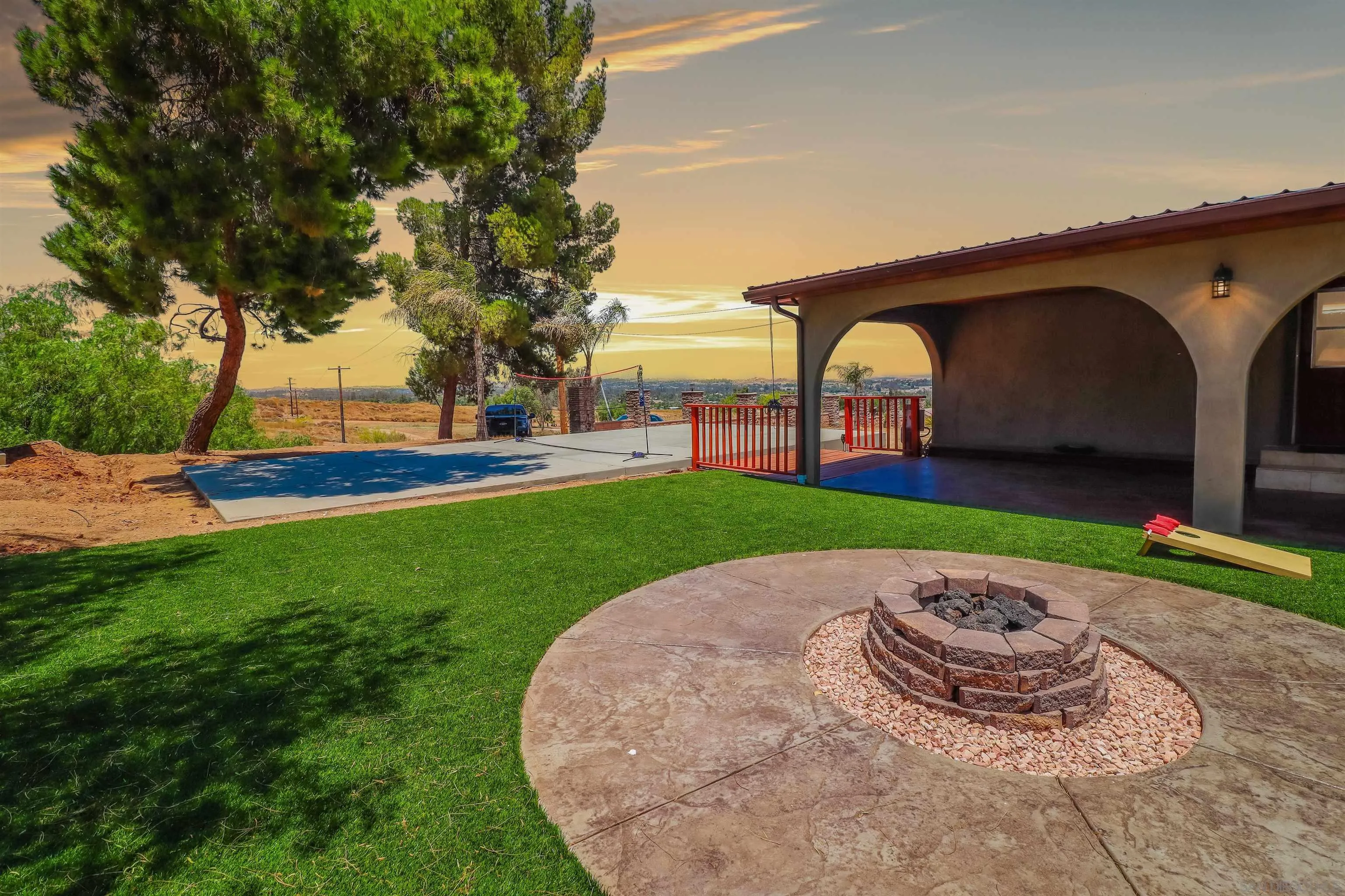 21141 Sharp Road Perris, CA 92570 - Photo 41 of 43 a view of a backyard with a garden