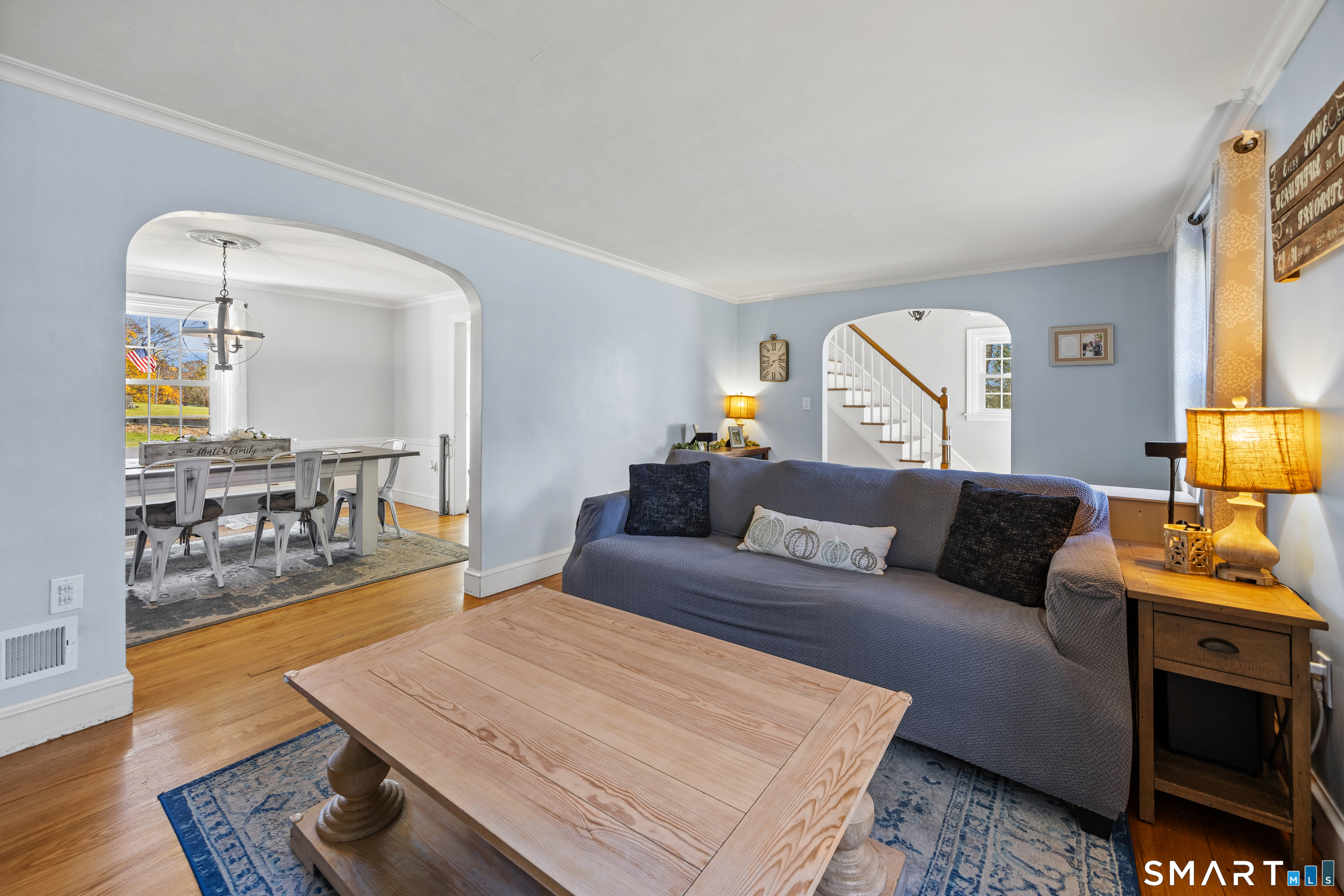 232 High Street Thomaston, CT 06787 - Photo 2 of 31 a living room with furniture and a wooden floor