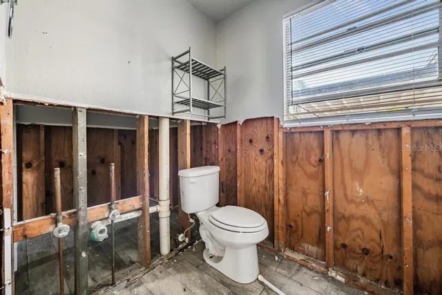 a backyard of a house