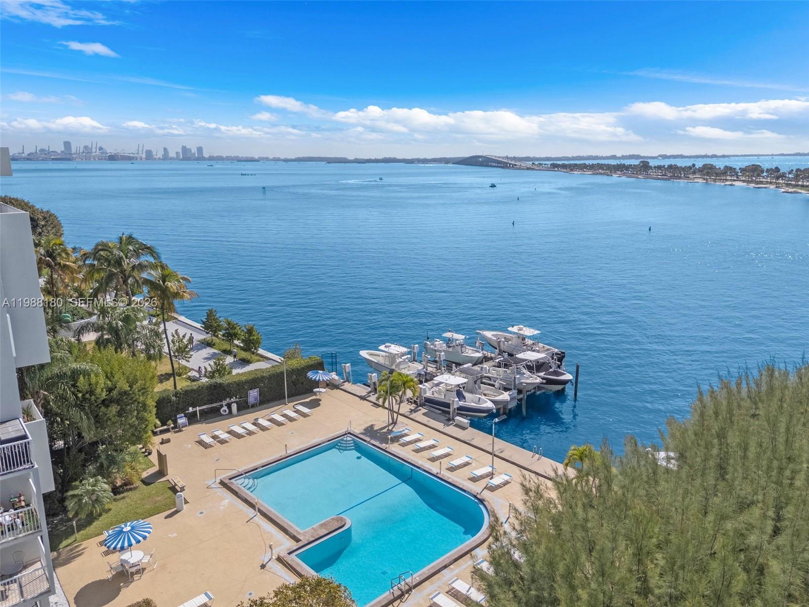 150 Southeast 25th Road, Unit 8H Miami, FL 33129 - Photo 1 of 41 an aerial view of a house with a lake view