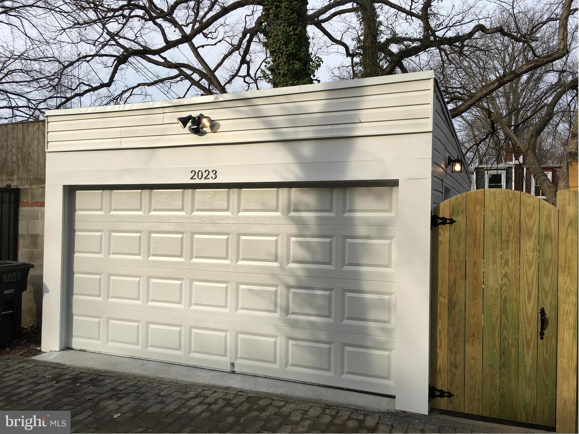 2023 Park Road Northwest Washington, DC 20010 - Photo 30 of 30 Detached Garage Exterior & Alley Gate