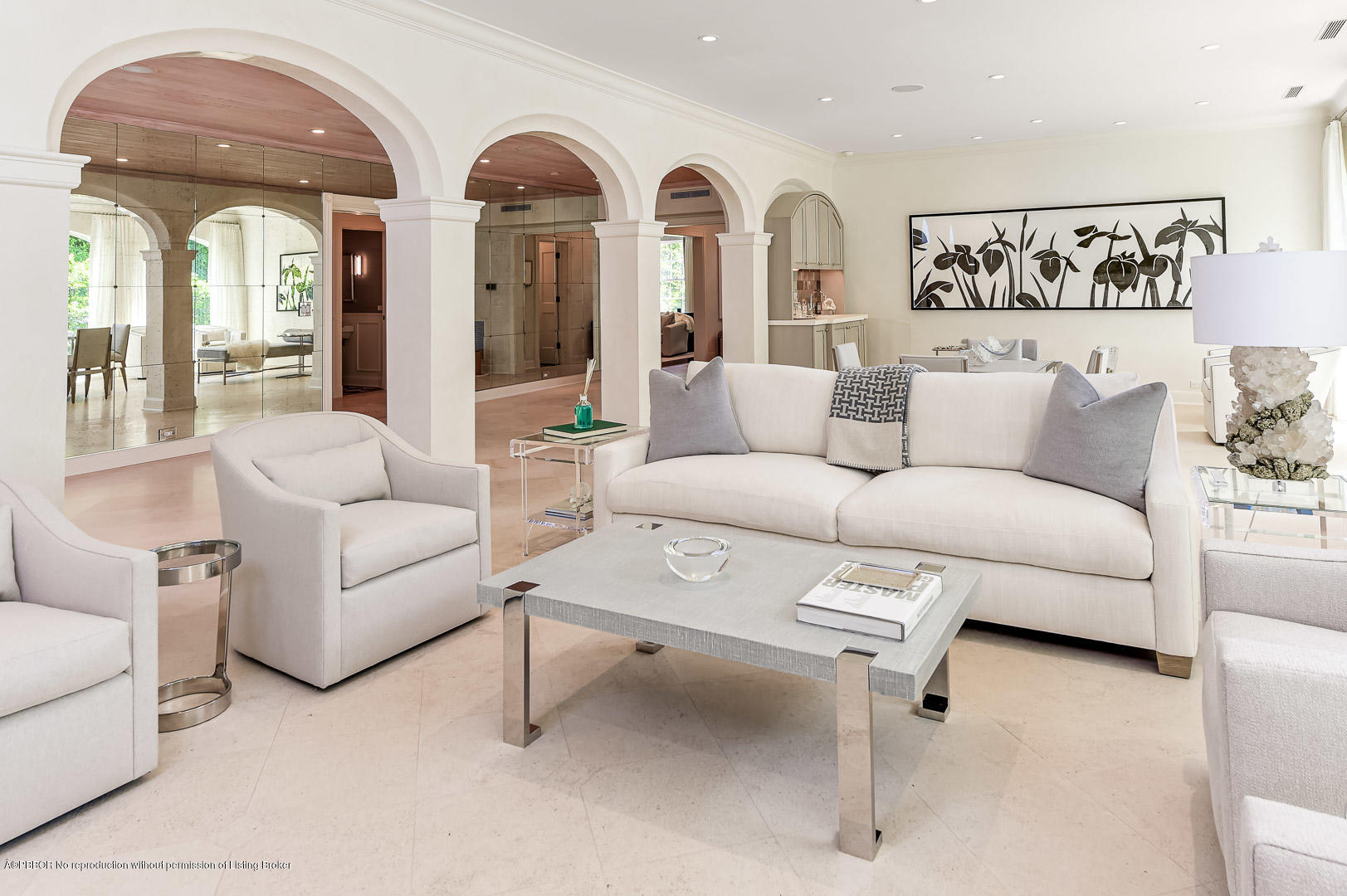 130 Cocoanut Row Palm Beach, FL 33480 - Photo 9 of 31 a living room with furniture and large windows