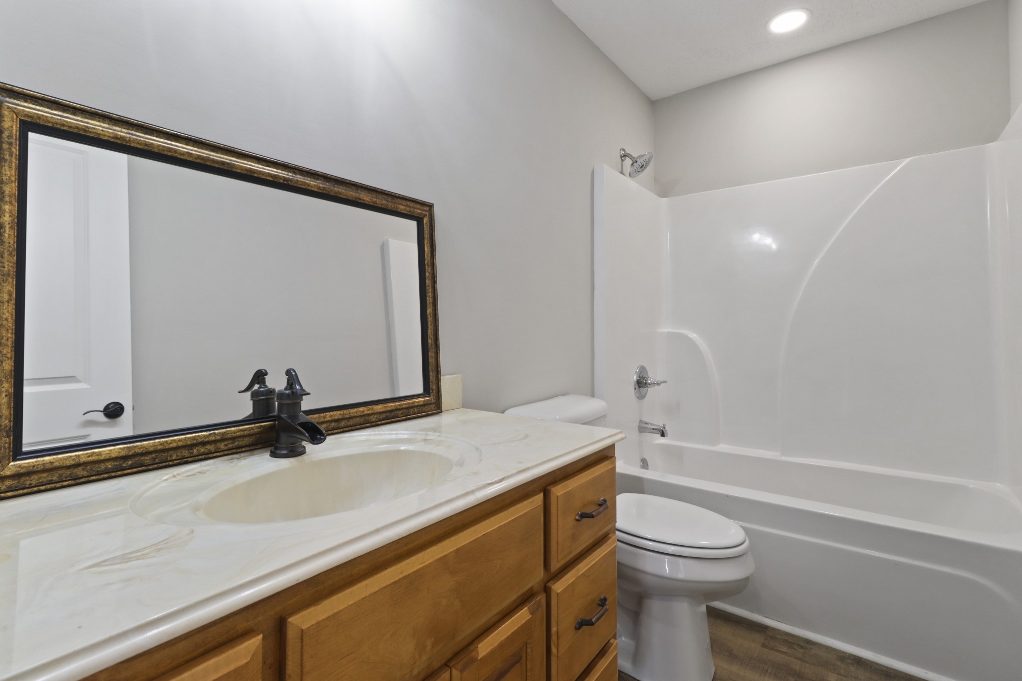 4845 Pulliam-Hardaway Road Springfield, TN 37172 - Photo 19 of 26 a bathroom with a sink a toilet and a mirror