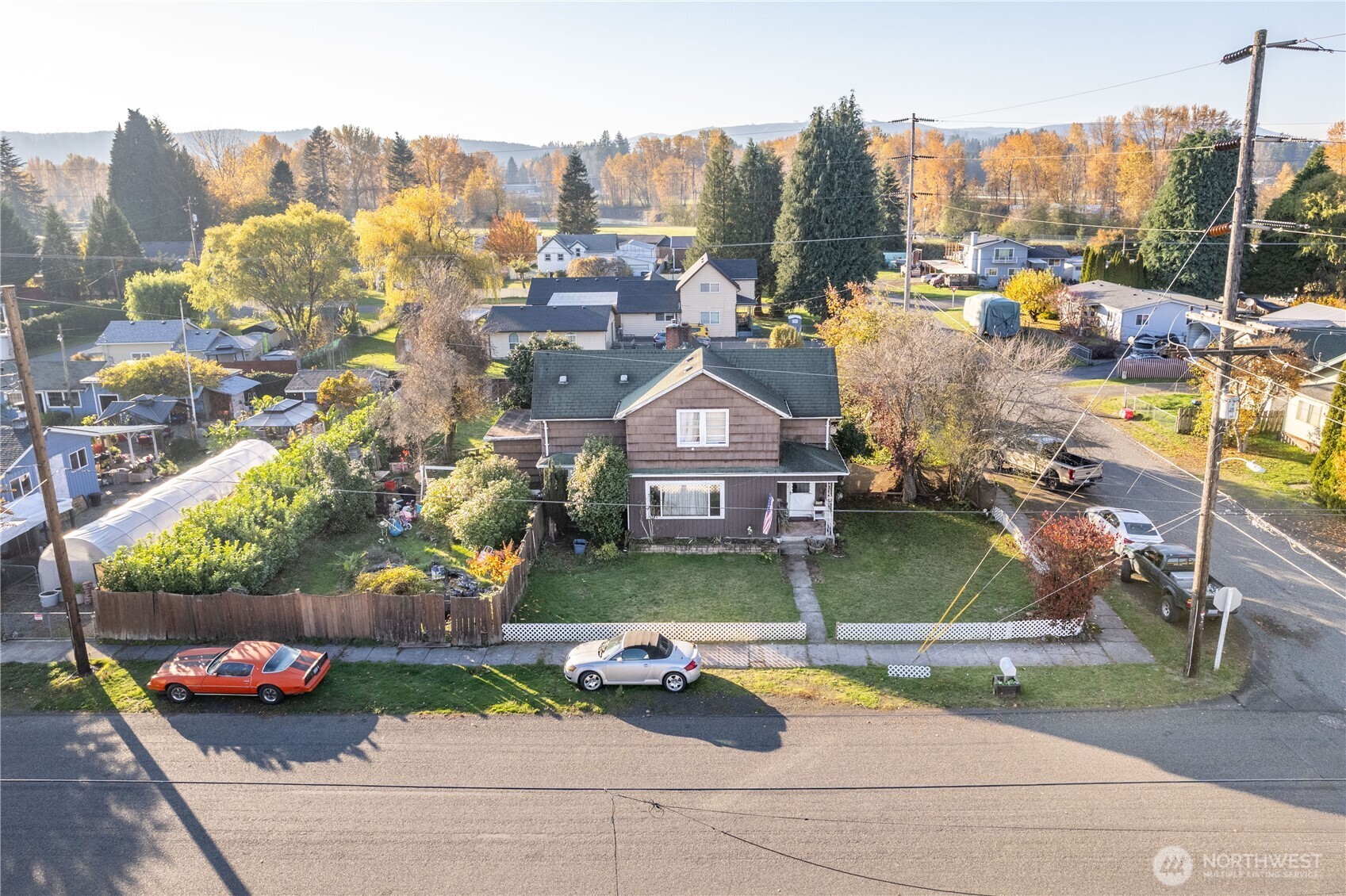 411 4th Avenue Southwest Castle Rock, WA 98611 - Photo 17 of 29 a view of a city with tall buildings