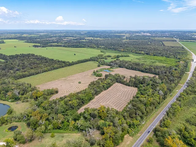 a view of a city with an ocean