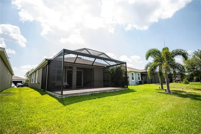 a view of swimming pool with garden