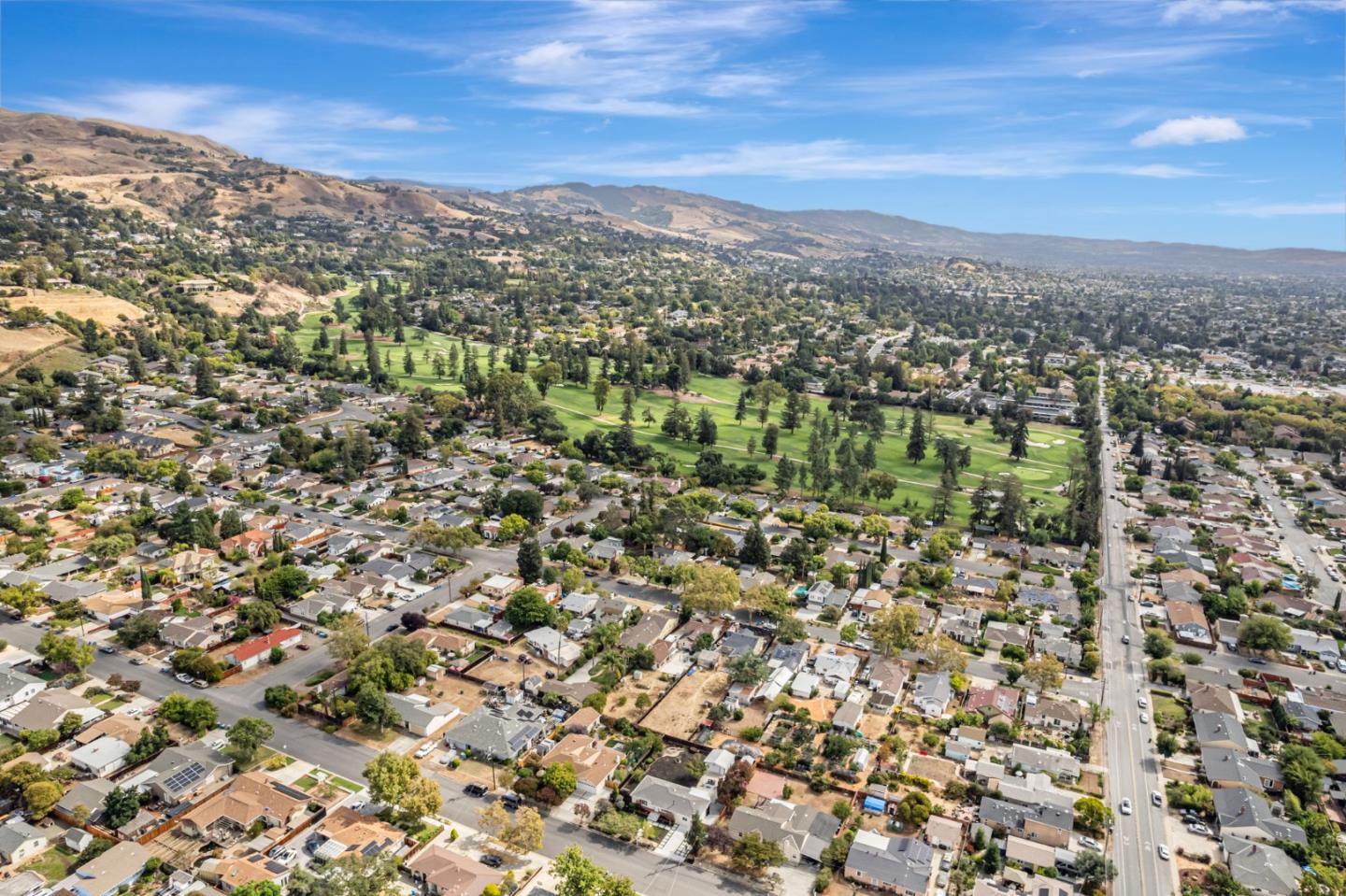 3972 Pepper Tree Lane San Jose, CA 95127 - Photo 19 of 59 an aerial view of residential houses with city view