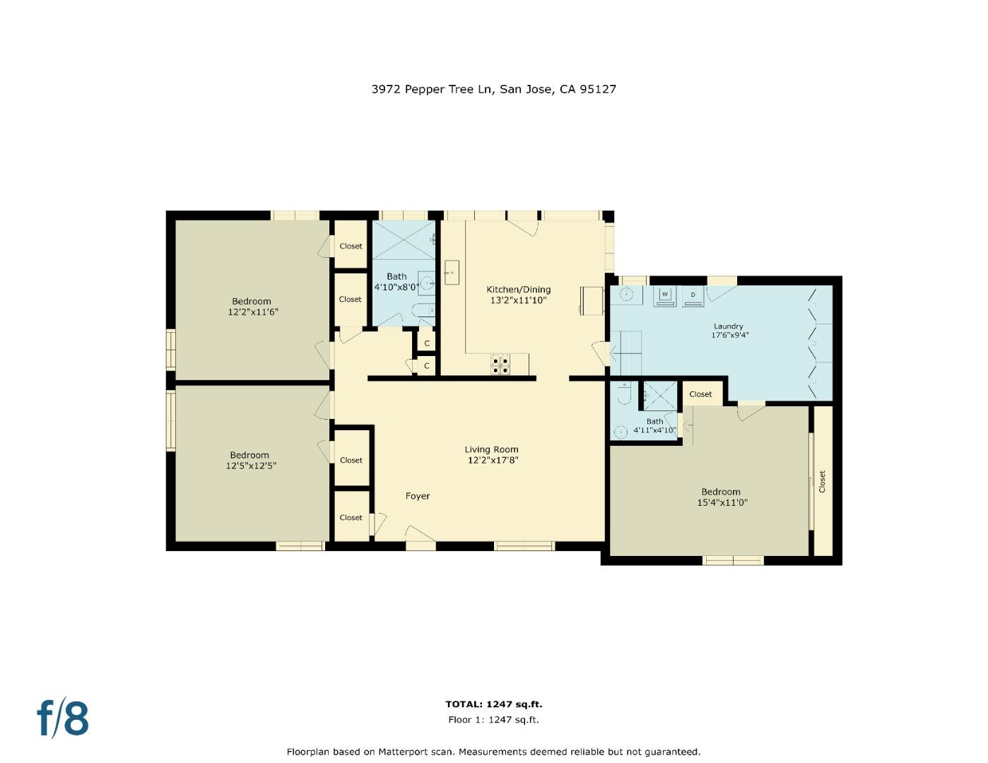 3972 Pepper Tree Lane San Jose, CA 95127 - Photo 59 of 59 a picture of a floor plan