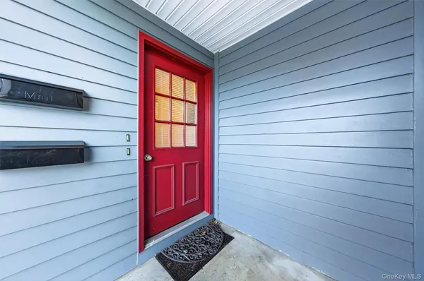a view of front door of a house