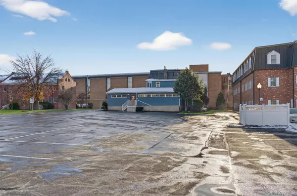 a car parked in front of a building