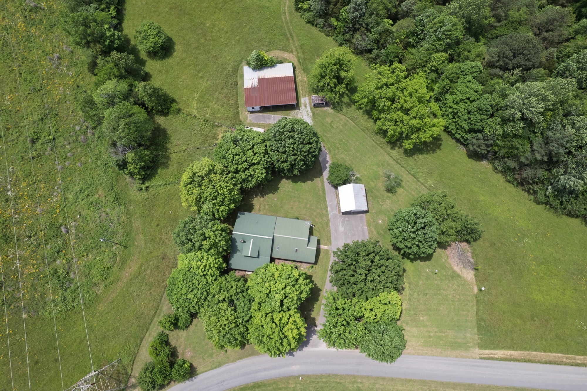 1125 Dawson Road White Bluff, TN 37187 - Photo 42 of 57 an aerial view of a house with a yard