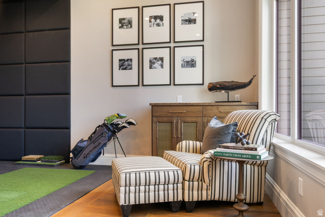 115 East Hidden Ridge Lane, Unit 42 Mapleton, UT 84664 - Photo 66 of 103 Accent wall featuring square padded panels